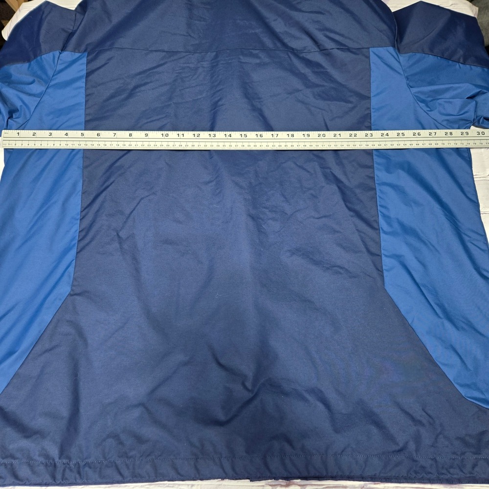 Columbia Interchange 3-in-1 Jacket Mens XXL Navy Blue Waterproof Shell Fleece - Picture 12 of 16